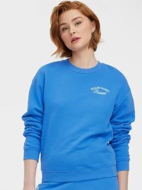 Brand New Roller Rabbit x Target Aqua Blue Pullover Crewneck Sweatshirt